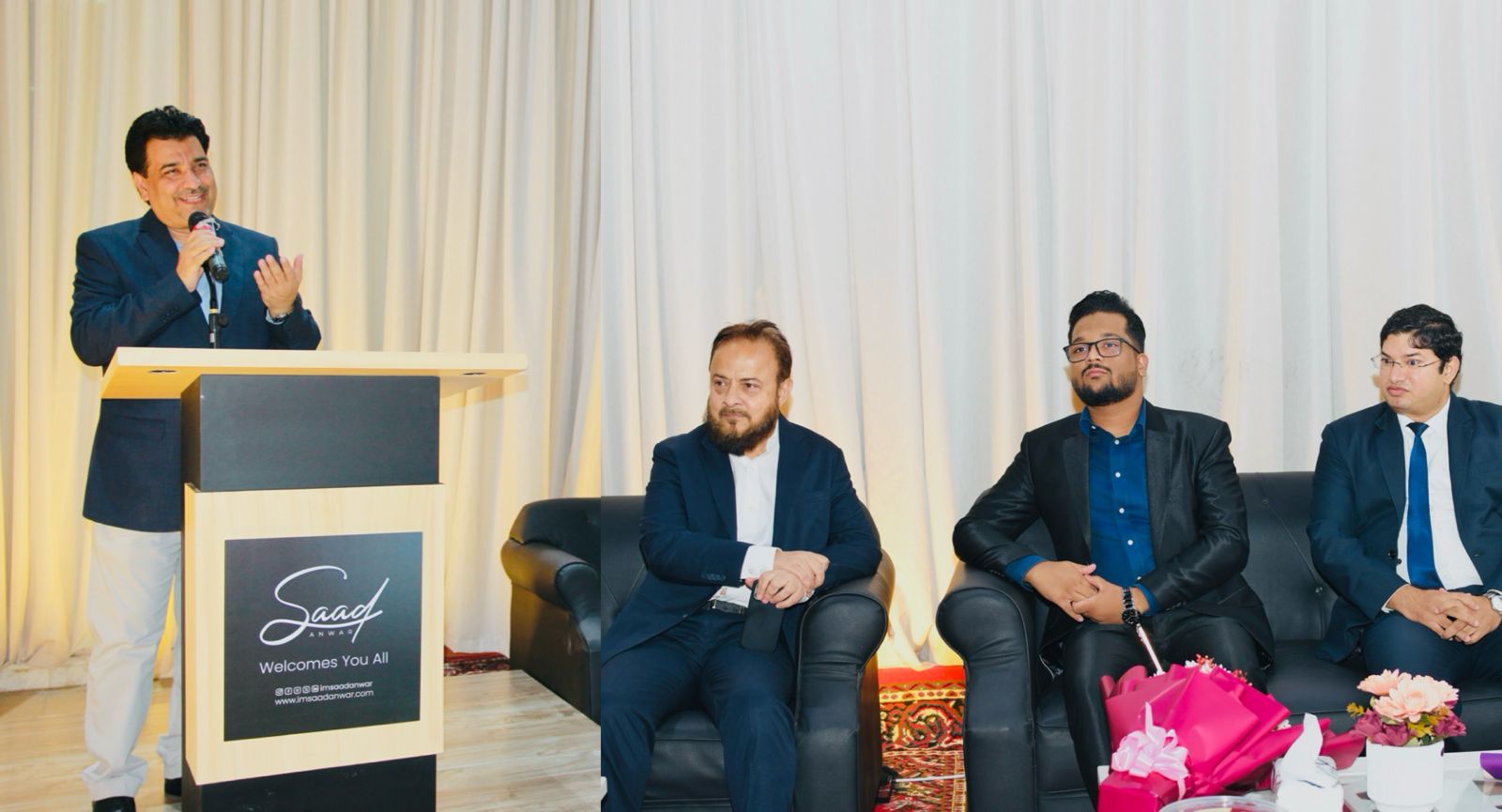 Saad Anwar and Mr. Zafar Sareshwala Have an Engaging and Informative Evening in Jeddah